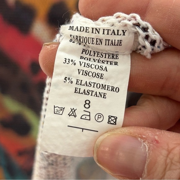 Free For Humanity Colorful Leopard Knit Long Sleeve Sweater - Picture 8 of 10